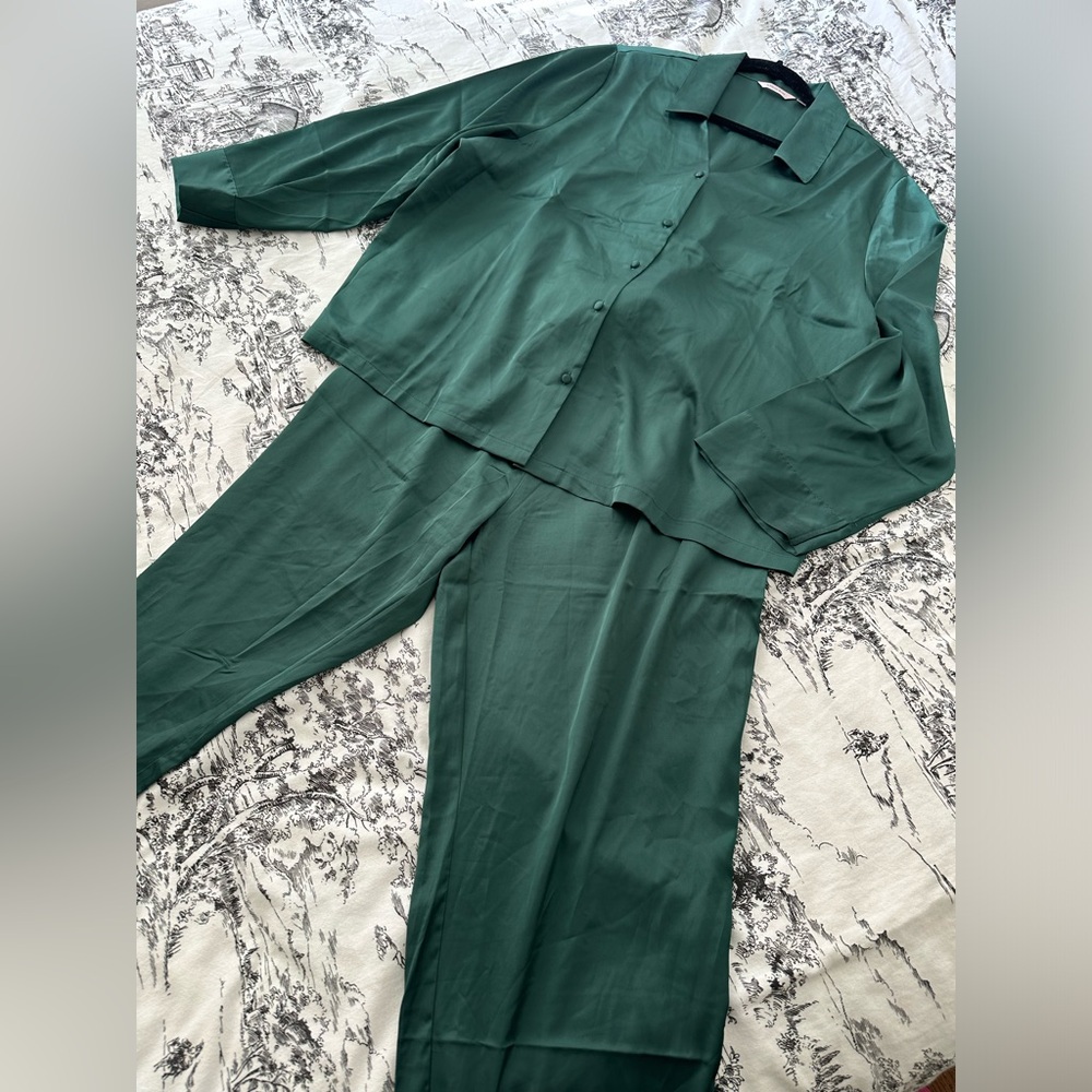 La Vie En Rose Green pajamas - Picture 5 of 14